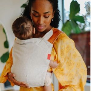 Sakura Bloom Linen Scout Baby Carrier